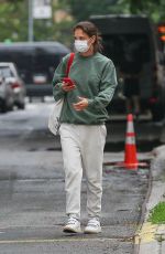 KATIE HOLMES Out in New York 06/02/2022