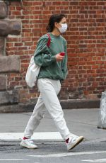 KATIE HOLMES Out in New York 06/02/2022