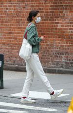 KATIE HOLMES Out in New York 06/02/2022