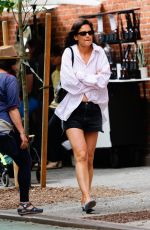 KATIE HOLMES Out Shopping in New York 06/19/2022
