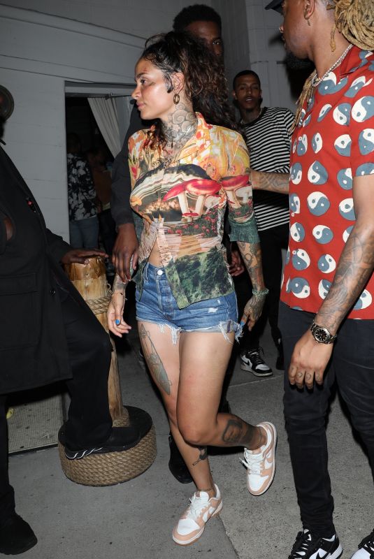 KEHLANI Leaves Shorebar in Santa Monica 05/31/2022