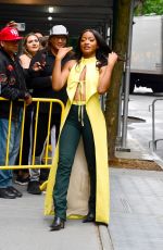 KEKE PALMER Outside ABC Studios in New York 06/16/2022
