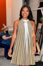 KEKE PALMER Outside ABC Studios in New York 06/16/2022