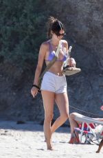KENDALL JENNER in Bikini Top at a Beach in Malibu 06/21/2022