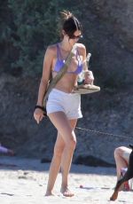 KENDALL JENNER in Bikini Top at a Beach in Malibu 06/21/2022