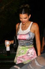 KENDALL JENNER Leaves Stassie Karanikolaou and Zack Bia