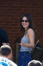 KENDALL JENNER Takes Her Land Rover Defender to a Body Shop in Los Angeles 06/15/2022
