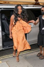 KENYA MOORE Arrives at Bauer Media Offices in London 06/28/2022