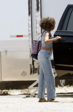 KERRY WASHINGTON on the Set of Unprisoned in Los Angeles 06/17/2022