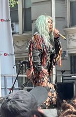 KESHA Ahead of Her Performance in New York 06/24/2022