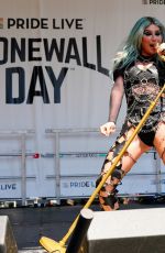 KESHA Performs at Pride Live Stonewall Day in New York 06/24/2022