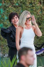 KHLOE KARDASHIAN and KRIS JENNER Arrives at The Kardashians FYC Fest Q&A at El Capitan Theater in Hollywood 06/15/2022