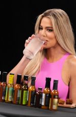 KHLOE KARDASHIAN at On Hot Ones 06/23/2022