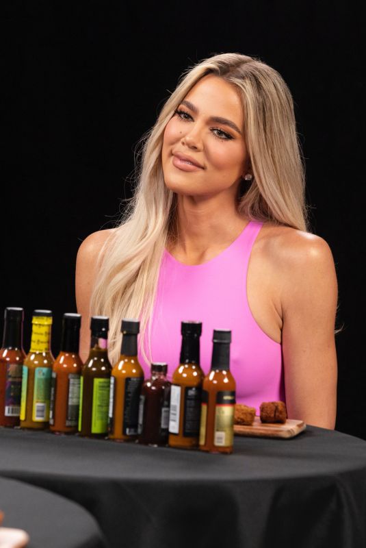 KHLOE KARDASHIAN at On Hot Ones 06/23/2022