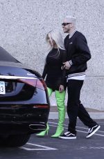 KIM KARDASHIAN and Pete Davidson Leaves Skims Photoshoot in Los Angeles 05/29/2022