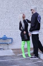 KIM KARDASHIAN and Pete Davidson Leaves Skims Photoshoot in Los Angeles 05/29/2022