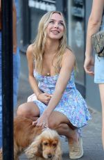 KIMBERLEY GARNER Out with her Dog in Notting Hill 06/15/2022