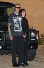 KOURTNEY KARDASHIAN and Travis Barker Leaves Nobu in Los Angeles 06/01/2022