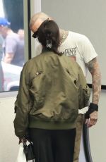 KOURTNEY KARDASHIAN and Travis Barker Out in Beverly Hills 06/13/2022