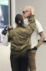 KOURTNEY KARDASHIAN and Travis Barker Out in Beverly Hills 06/13/2022