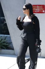 KOURTNEY KARDASHIAN Leaves a Photoshoot at BooHoo Store in West Hollywood 06/21/2022