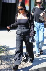 KOURTNEY KARDASHIAN Leaves a Photoshoot at BooHoo Store in West Hollywood 06/21/2022