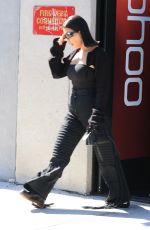 KOURTNEY KARDASHIAN Leaves a Photoshoot at BooHoo Store in West Hollywood 06/21/2022