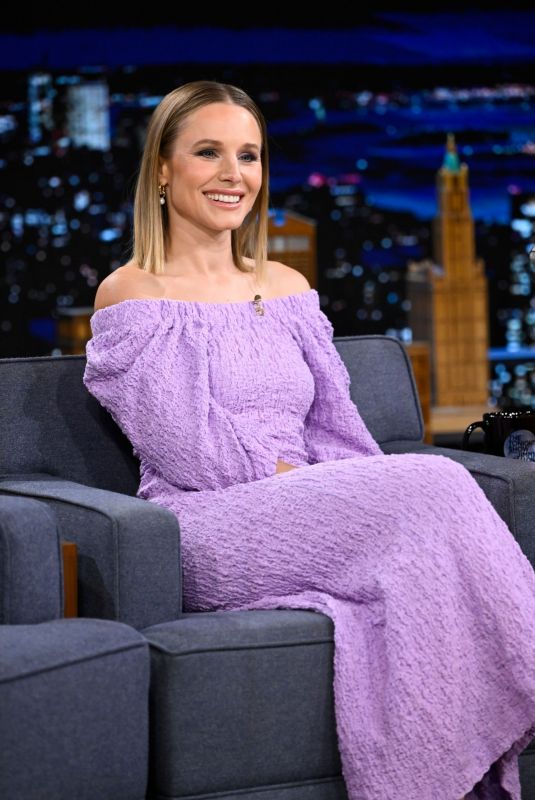KRISTEN BELL at Tonight Show Starring Jimmy Fallon 06/20/2022