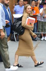 KRISTEN BELL Leaves The View in New York 06/21/2022