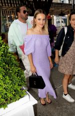 KRISTEN BELL Leaves Tonight Show Starring Jimmy Fallon in New York 06/20/2022