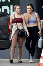 KRISTEN BELL Leaves Workout with a Friend at a Gym in Los Feliz 06/222/2022