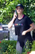 KYLE RICHARDS and TEDDI JO MELLENCAMP Out Hiking in Los Angeles 06/06/2022