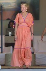 LAETICIA HALLYDAY Out with a Friend in Malibu 06/23/2022