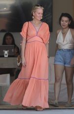 LAETICIA HALLYDAY Out with a Friend in Malibu 06/23/2022