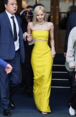 LALISA MANOBAN Leaves Ritz Hotel in Paris 06/06/2022