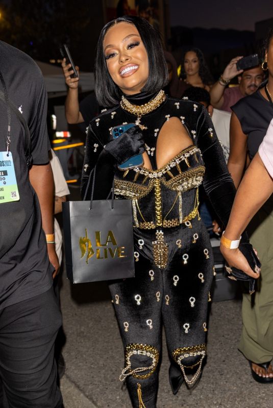LATTO Leaves BET Awards in Los Angeles 06/26/2022