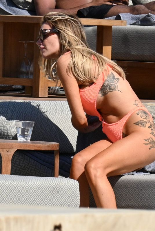 LAURA ANDERSON in Bikini at a Beach in Mykonos 06/10/2022