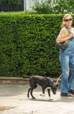 LAURA BAILEY Out with Her Dogs in London 06/08/2022
