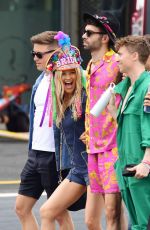 LAURA WHITMORE Heading to Glastonbury with a Friends 06/23/2022