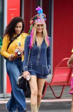 LAURA WHITMORE Heading to Glastonbury with a Friends 06/23/2022