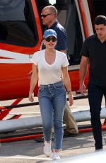LAUREN SANCHEZ Arrives it New York via Helicopter 05/31/2022