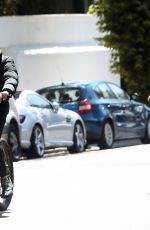 LAUREN SILVERMAN and Simon Cowell at a Bike Ride in Notting Hill 06/14/2022