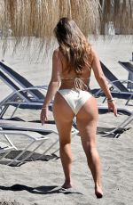 LAURYN GOODMAN in Bikini at a Beach in Marbella 06/16/2022