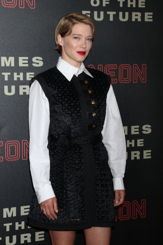 LEA SEYDOUX at Crimes of the Future Premiere in New York 06/02/2022