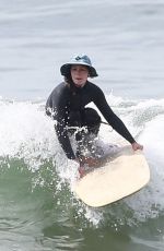 LEIGHTON MEESTER at a Morning Surf Session in Malibu 06/04/2022