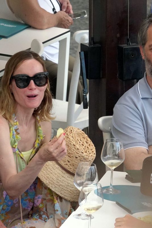 LESLIE MANN and Judd Apatow Out in Capri 06/15/2022