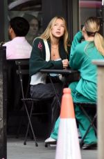 LILA GRACE MOSS Out for Dinner with a Friend in London 06/07/2022