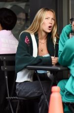 LILA GRACE MOSS Out for Dinner with a Friend in London 06/07/2022