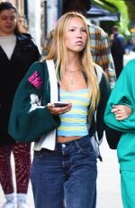 LILA GRACE MOSS Out for Dinner with a Friend in London 06/07/2022