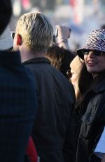 LILY JAMES Out at 2022 Glastonbury Festival 06/25/2022